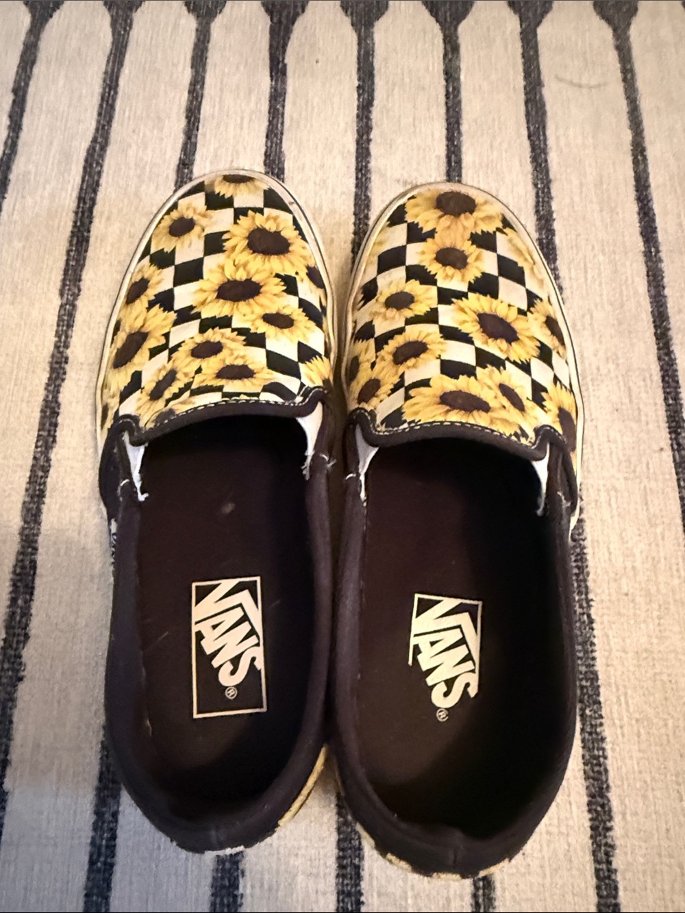 Vans Sunflower Checkered Slip On - Picture 3 of 5
